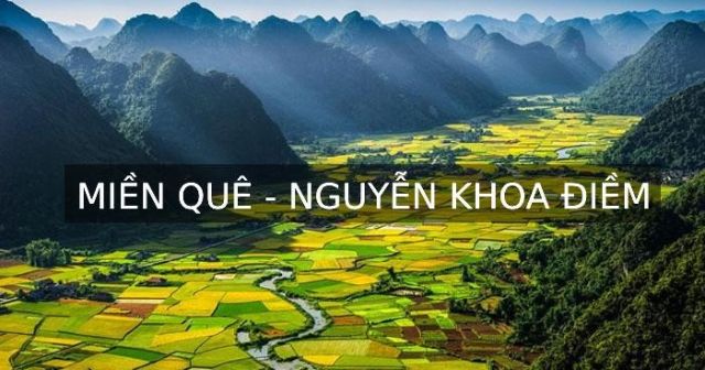 Đề số 8 - Miền qu&ecirc; (Nguyễn Khoa Điềm)